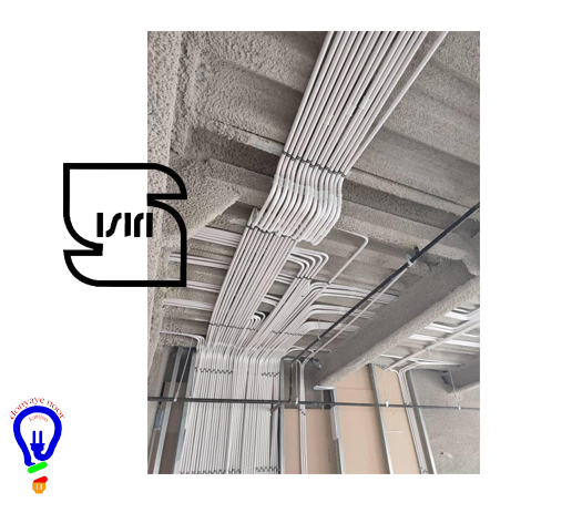 لوله برق خم سرد نسوز صادراتی سمنان سایز ۲۰